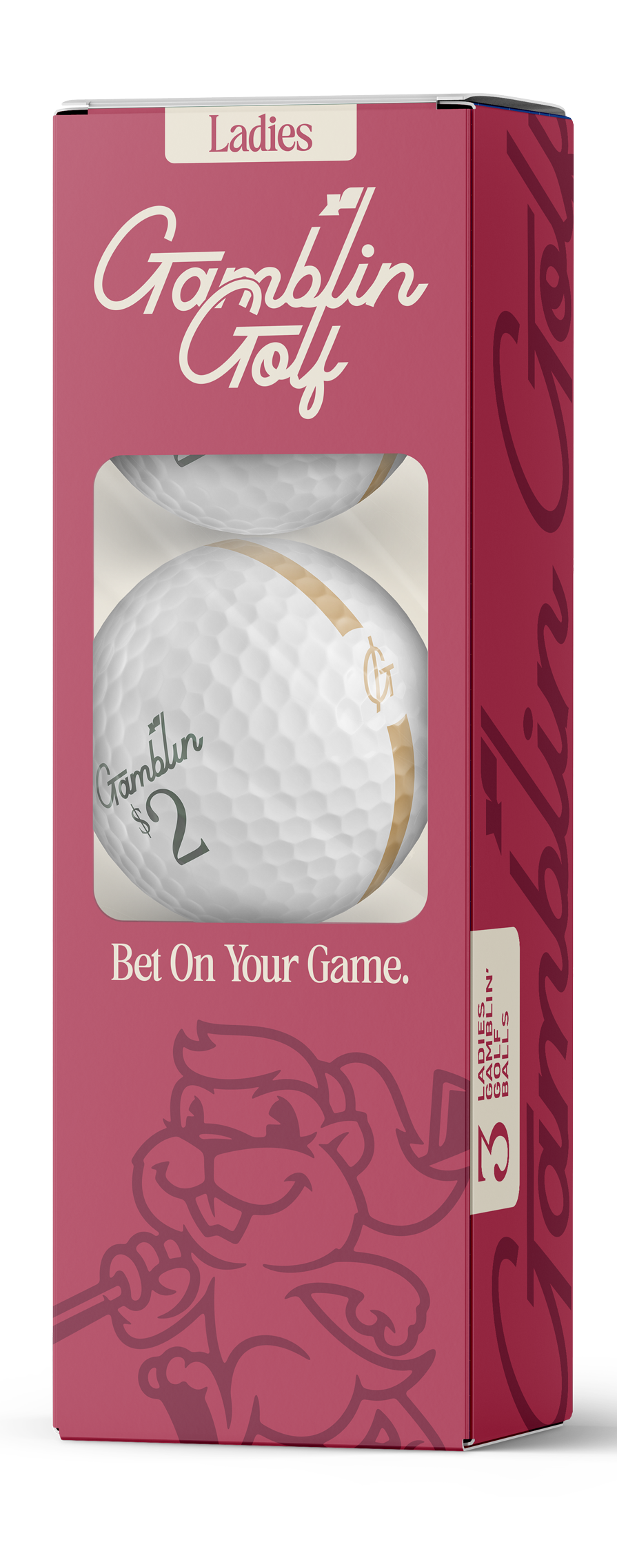 Womens Gamblin' Golf Balls - Pack of 12