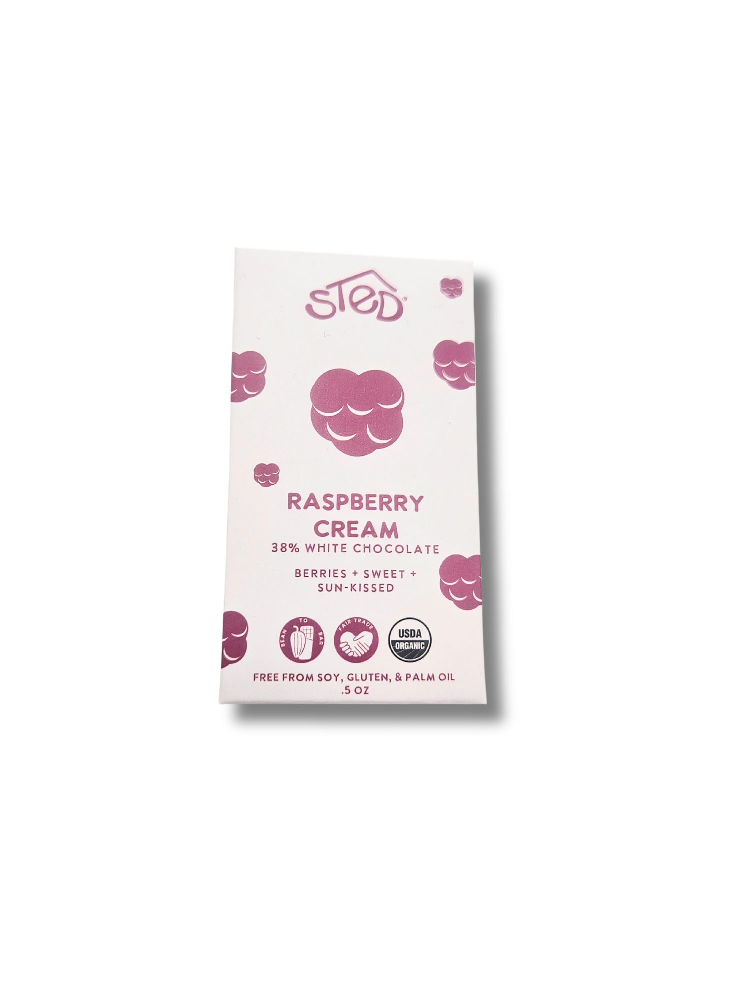 Mini Raspberry Cream White Chocolate Candy Bar