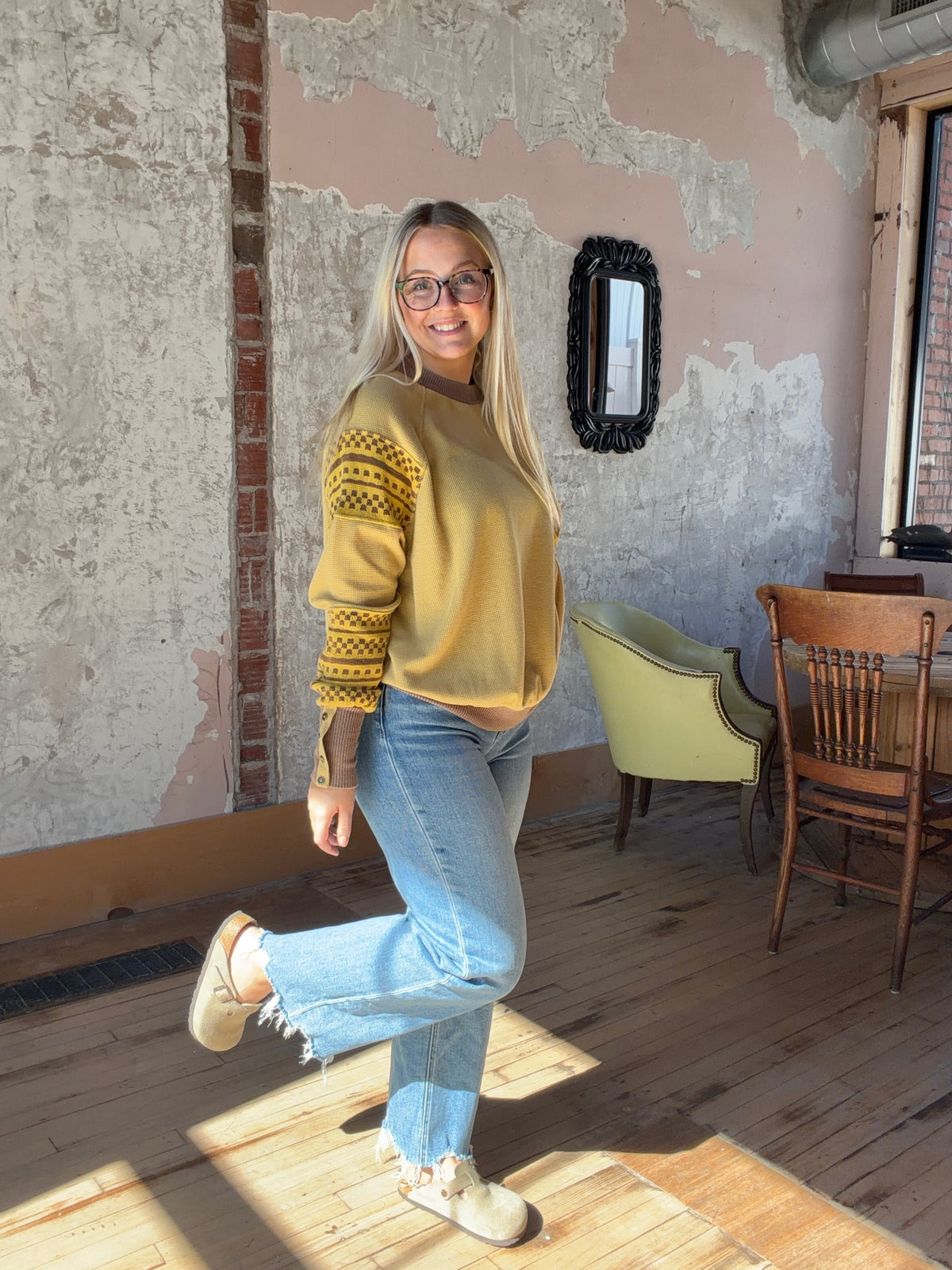 Long Sleeve Thermal Pullover