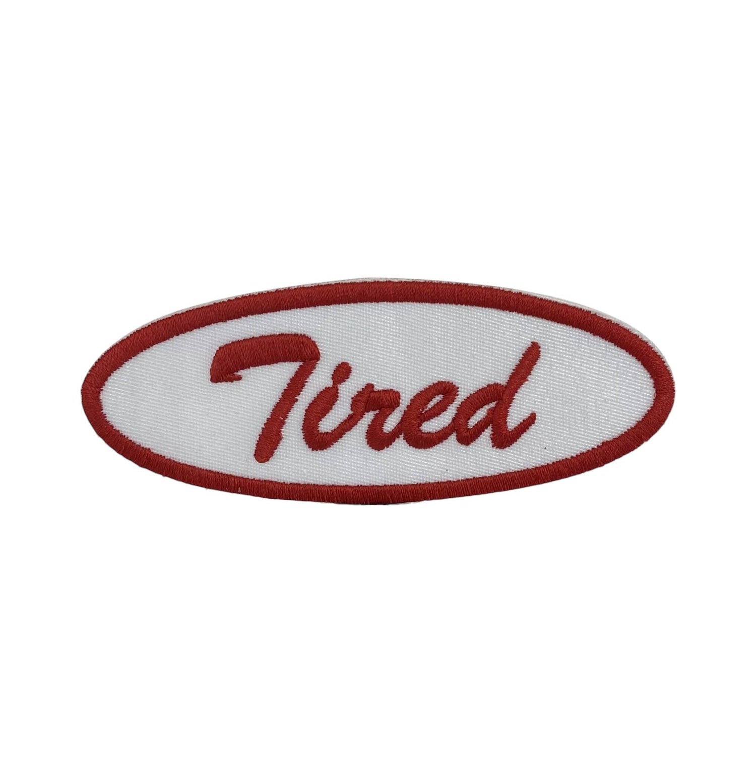 Tired Iron on Patch