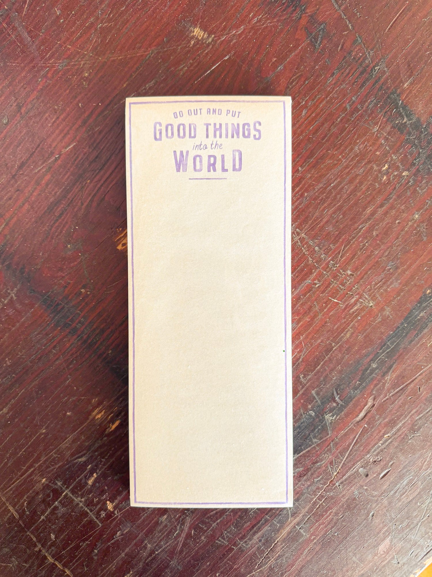 Good Things Notepad