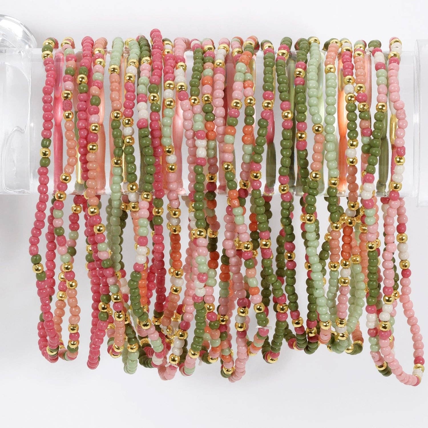 Assorted Stretch Seed Bead Bracelets