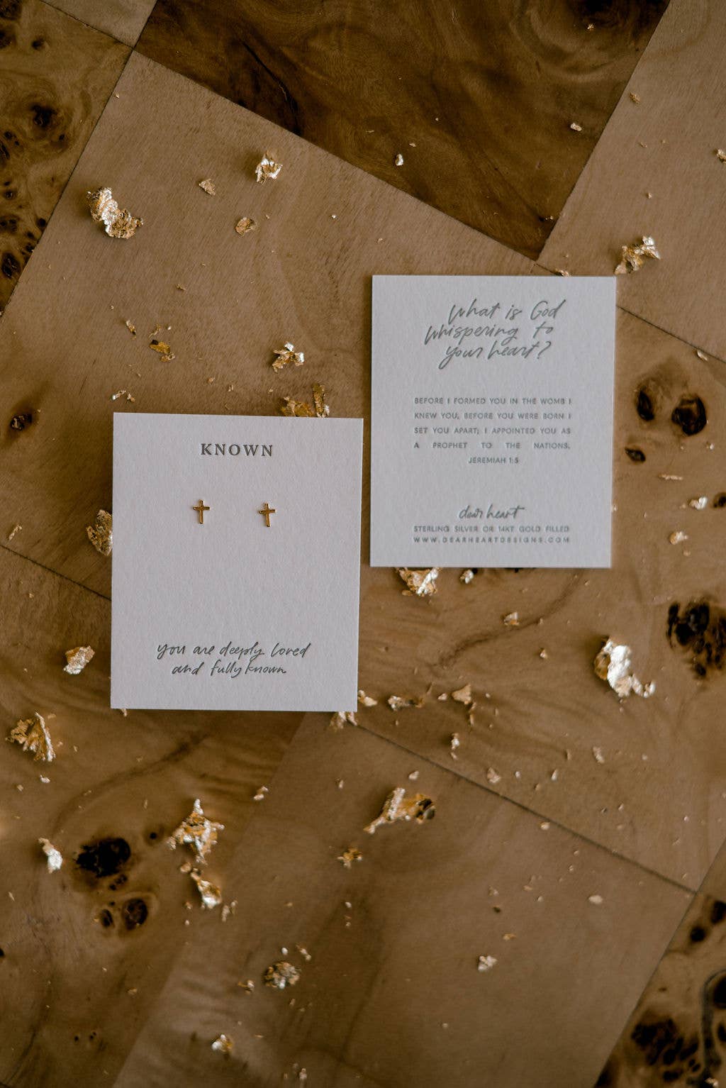 Known Cross Earring Studs