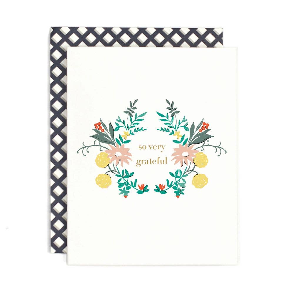 So Very Grateful Greeting Card