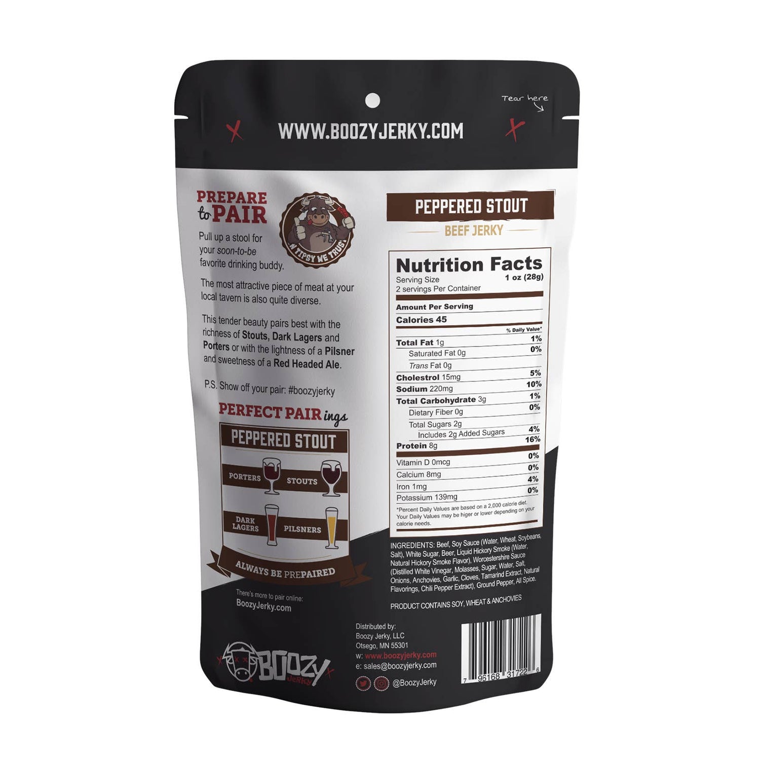 Peppered Stout Jerky