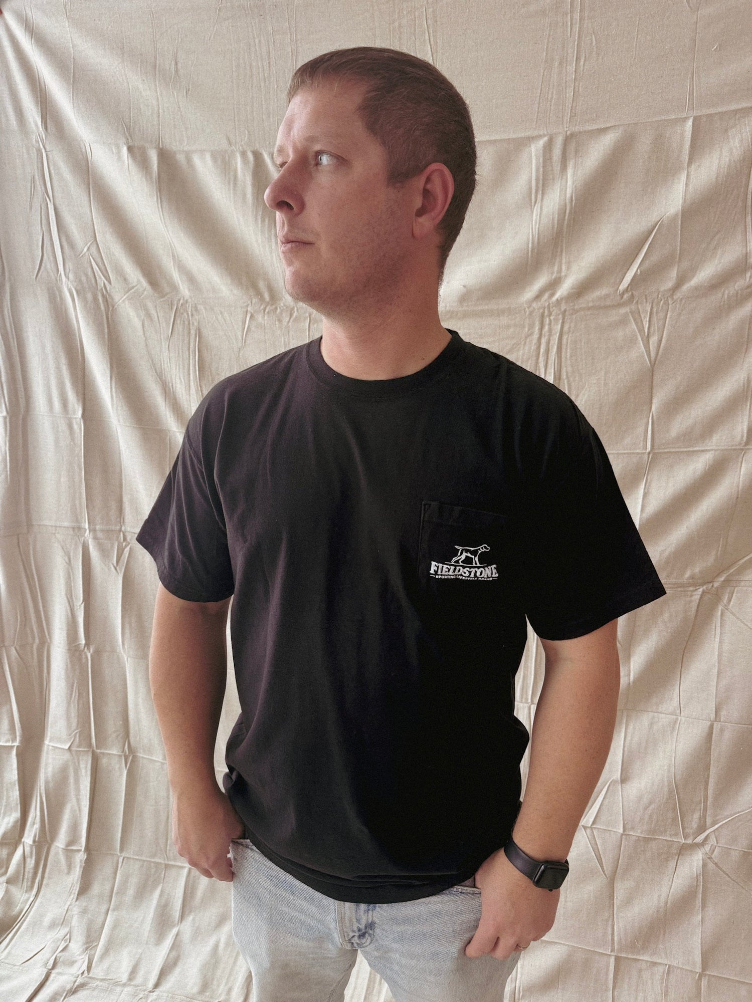 Fieldstone Camo Logo Tee