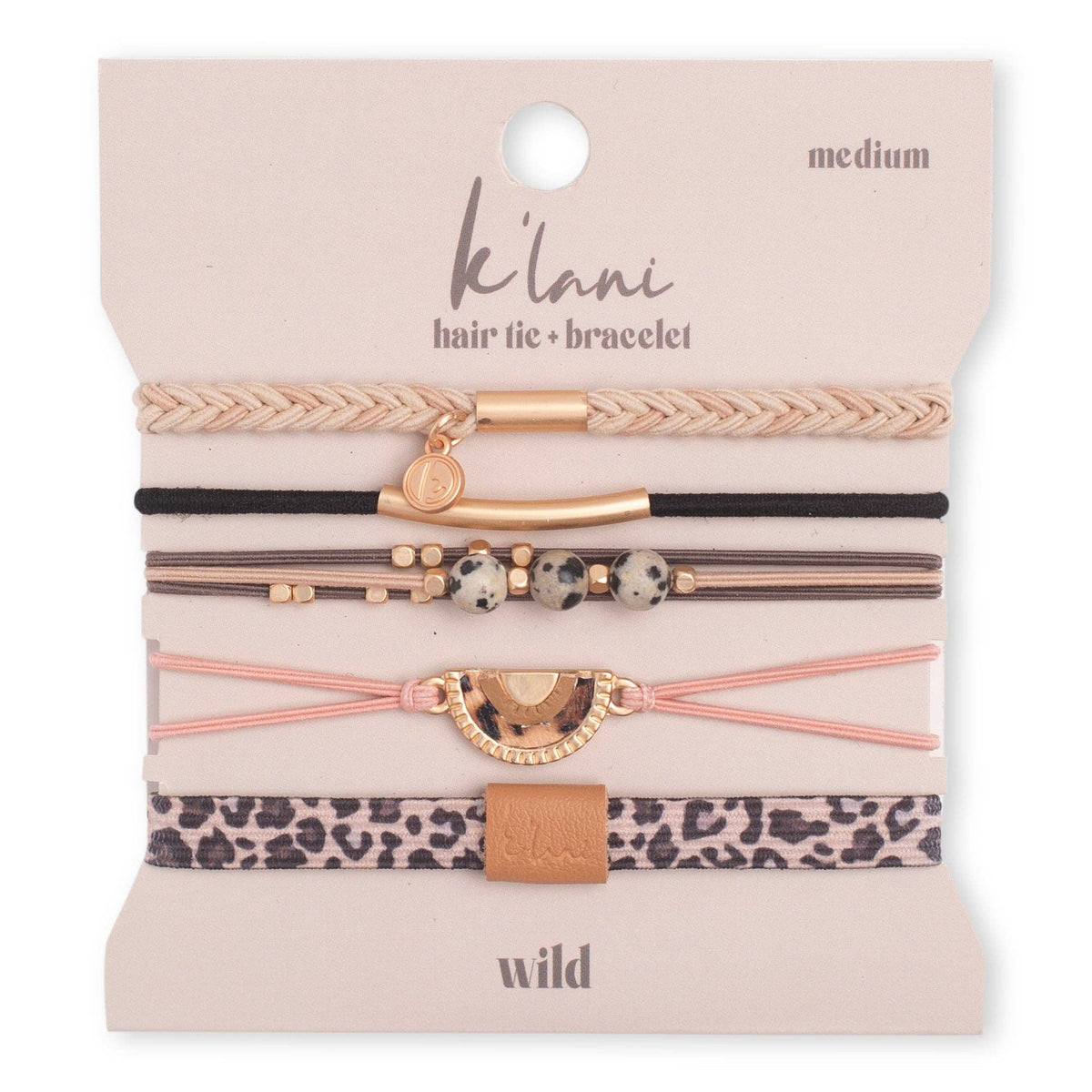 "Wild" Hair Tie Bracelets