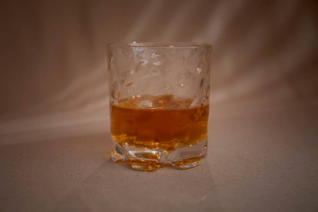 Bourbon Baggers Fidget Spinner Glasses