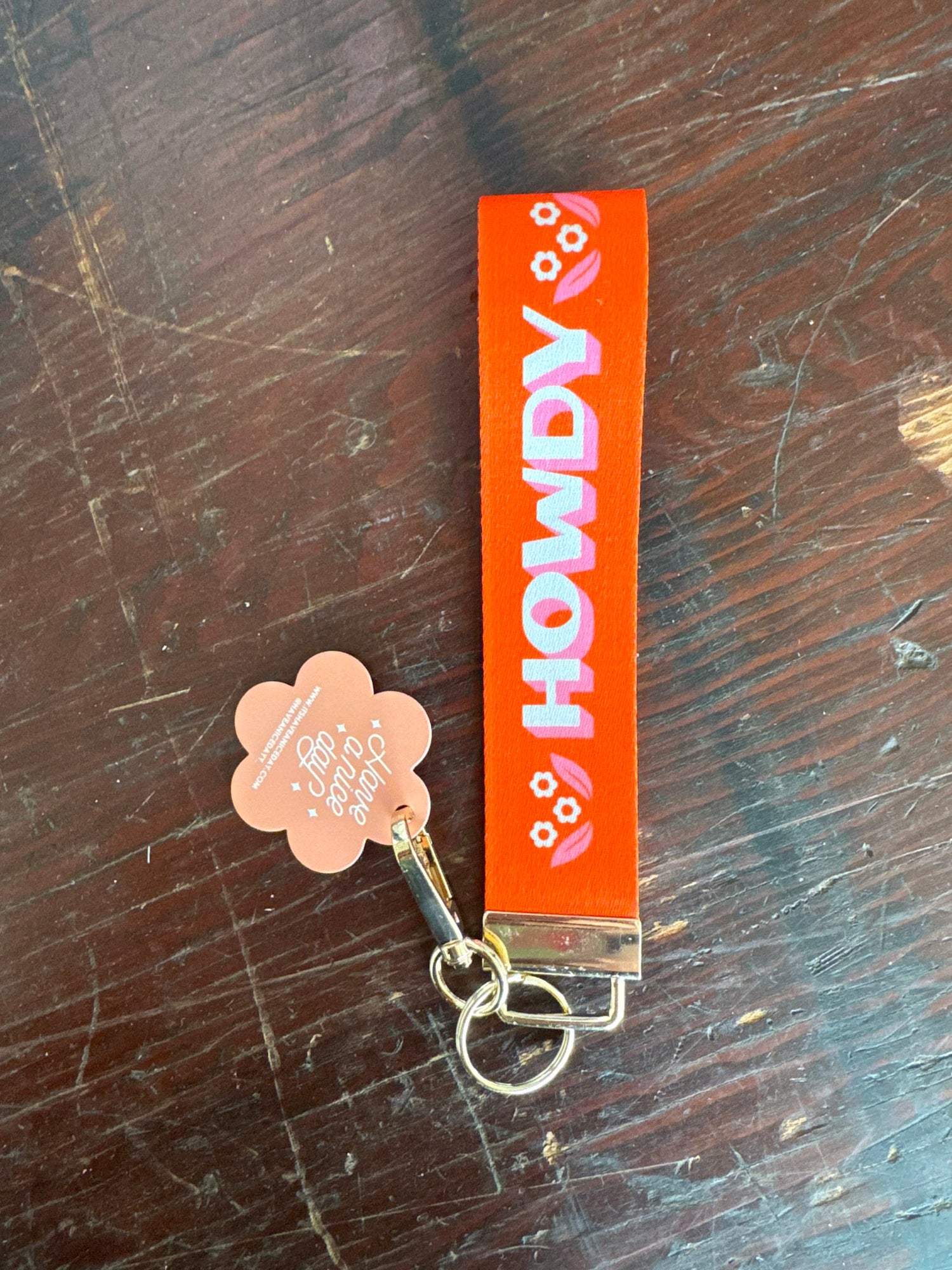 Howdy Floral Lanyard