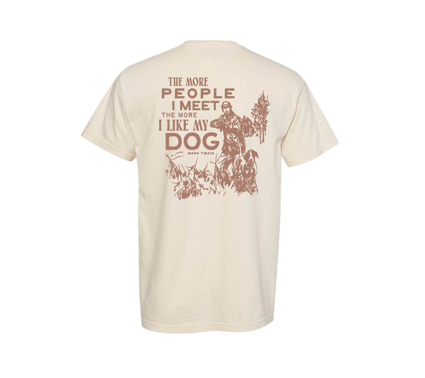 The More I Like My Dog Men's T-shirt