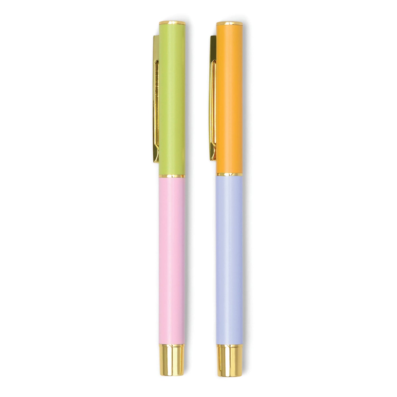 Color Block Pens, Set Of 2