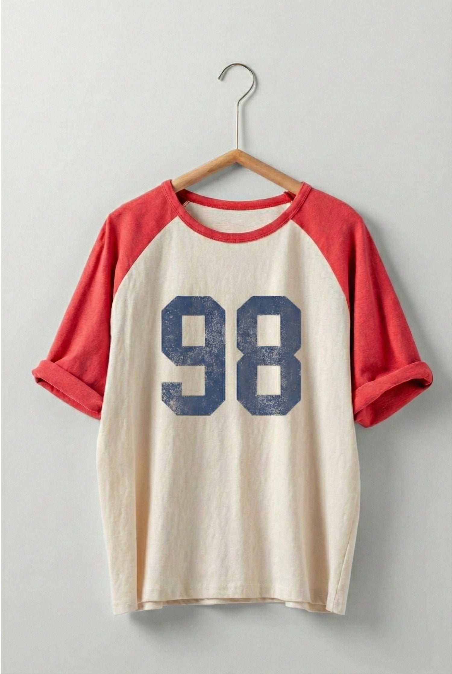 Throwback Graphic Raglan Baseball Tee