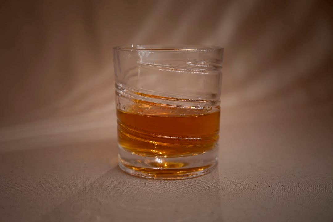 Bourbon Baggers Fidget Spinner Glasses