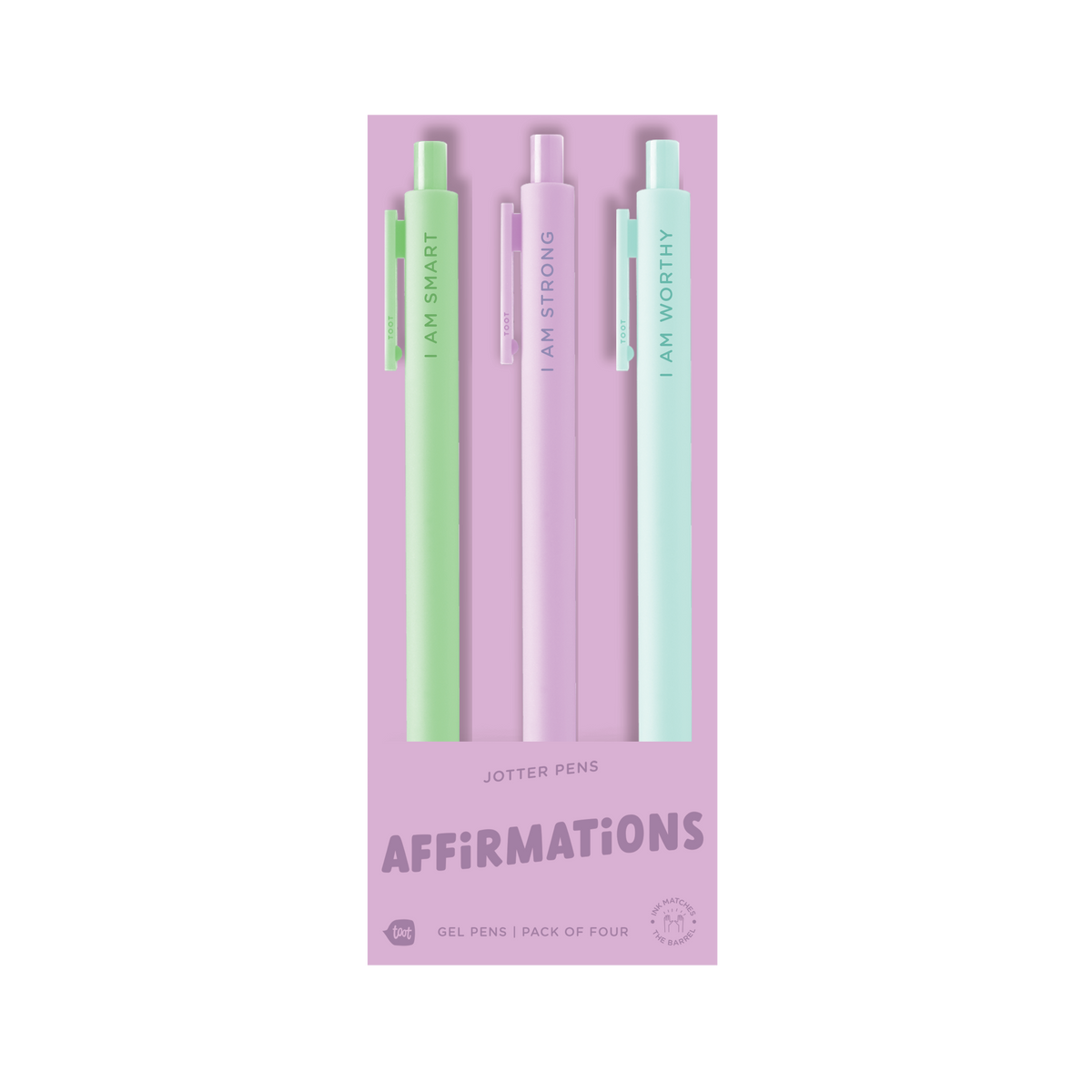 Affirmations Jotter Pens