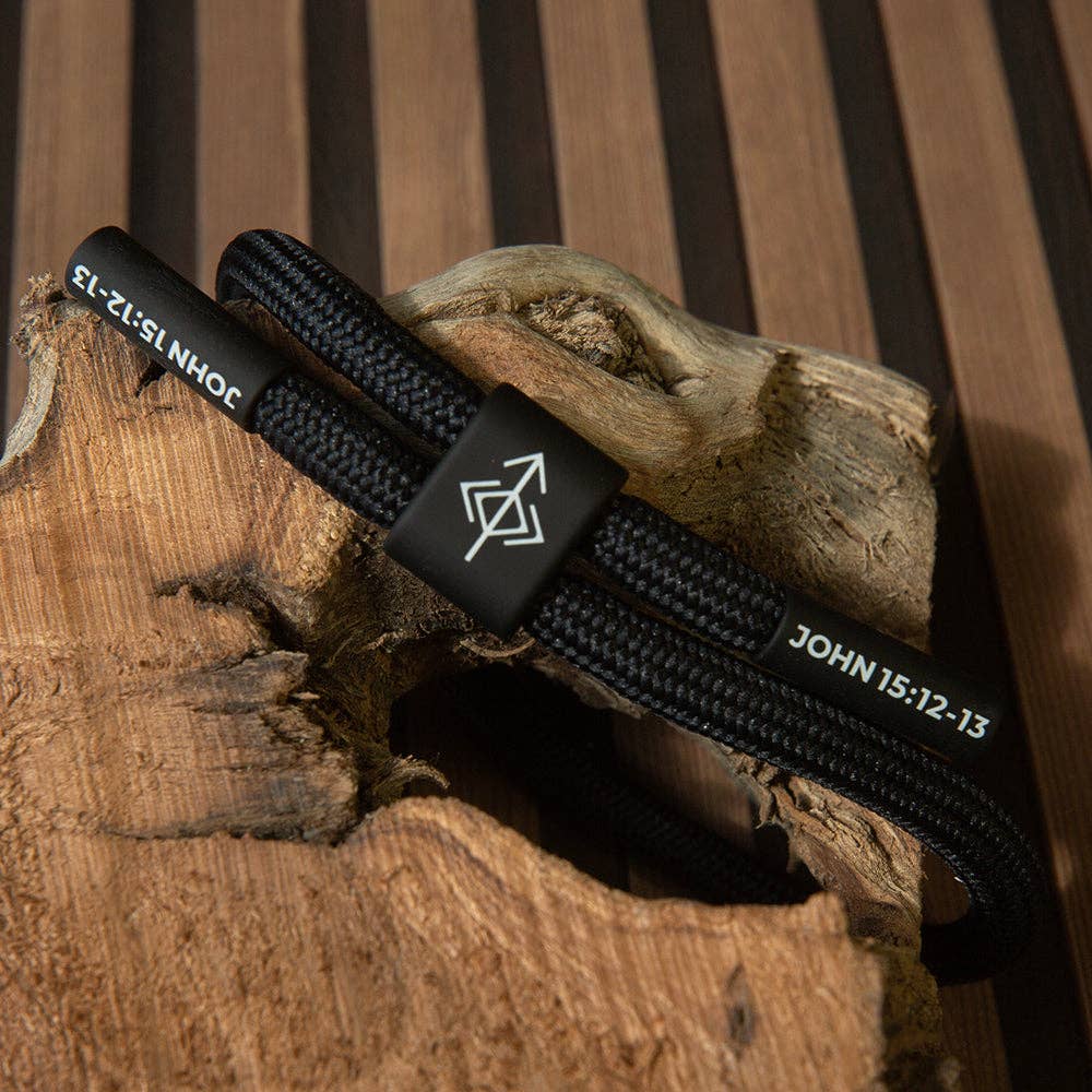 Serve Selflessly Christian Cord Bracelet
