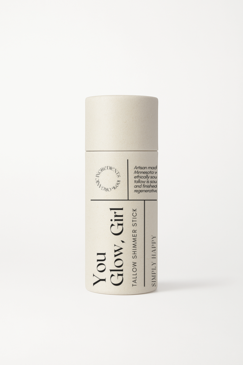 You Glow, Girl Tallow Shimmer Stick