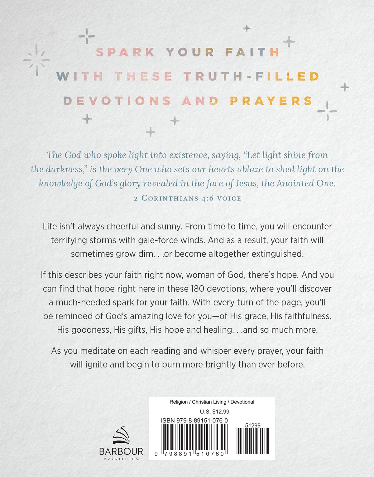 180 Devotions to Spark Your Faith Book
