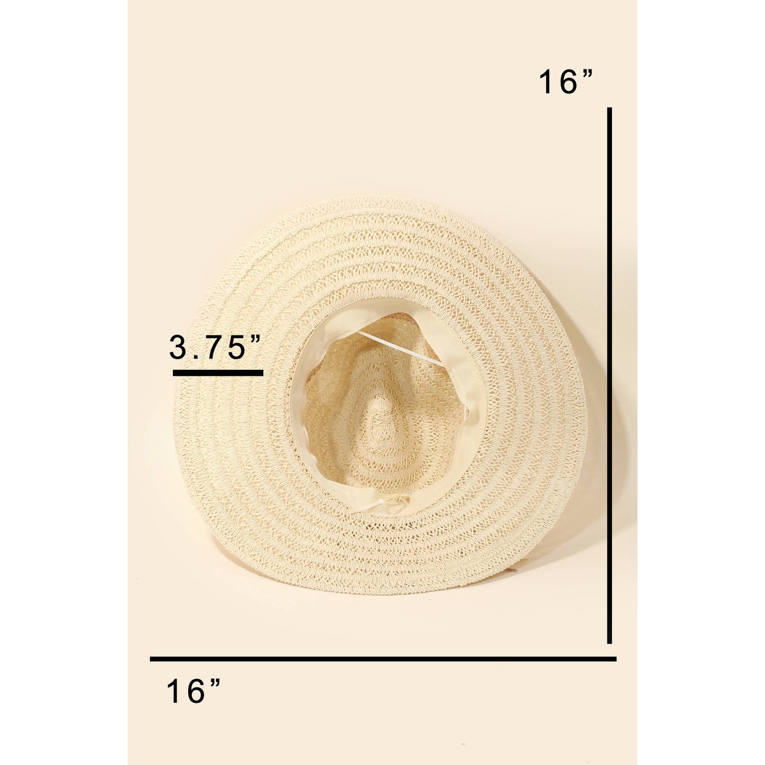 Straw Braided Ribbon Strap Sun Hat
