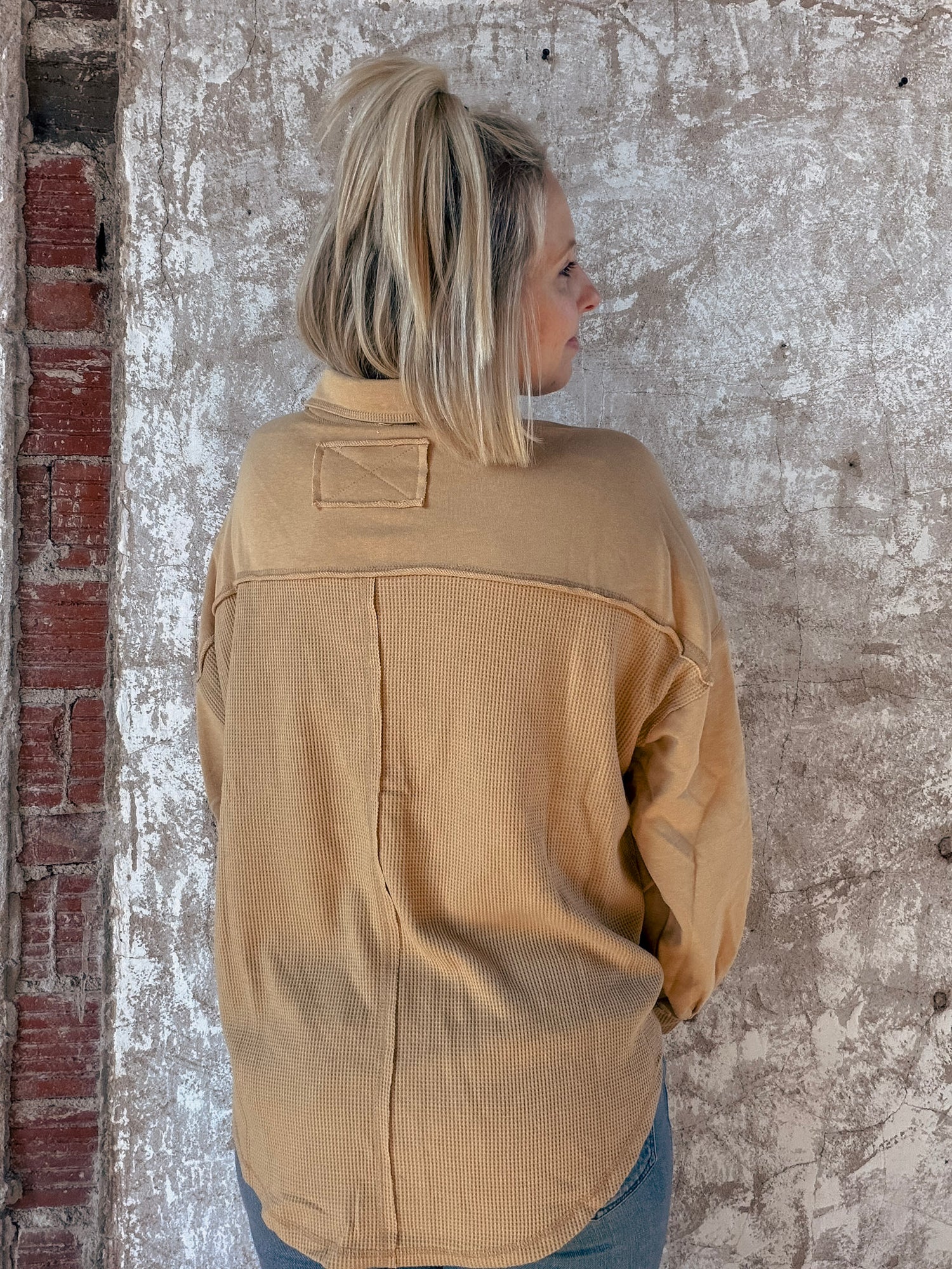 Mixed Media Shacket