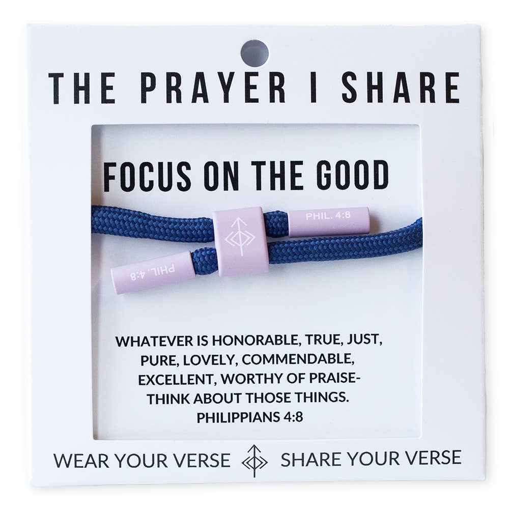 Focus on the Good Christian Cord Bracelet