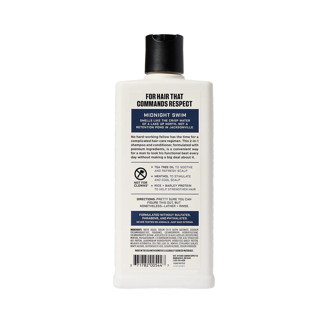Duke Cannon Shampoo + Conditioner