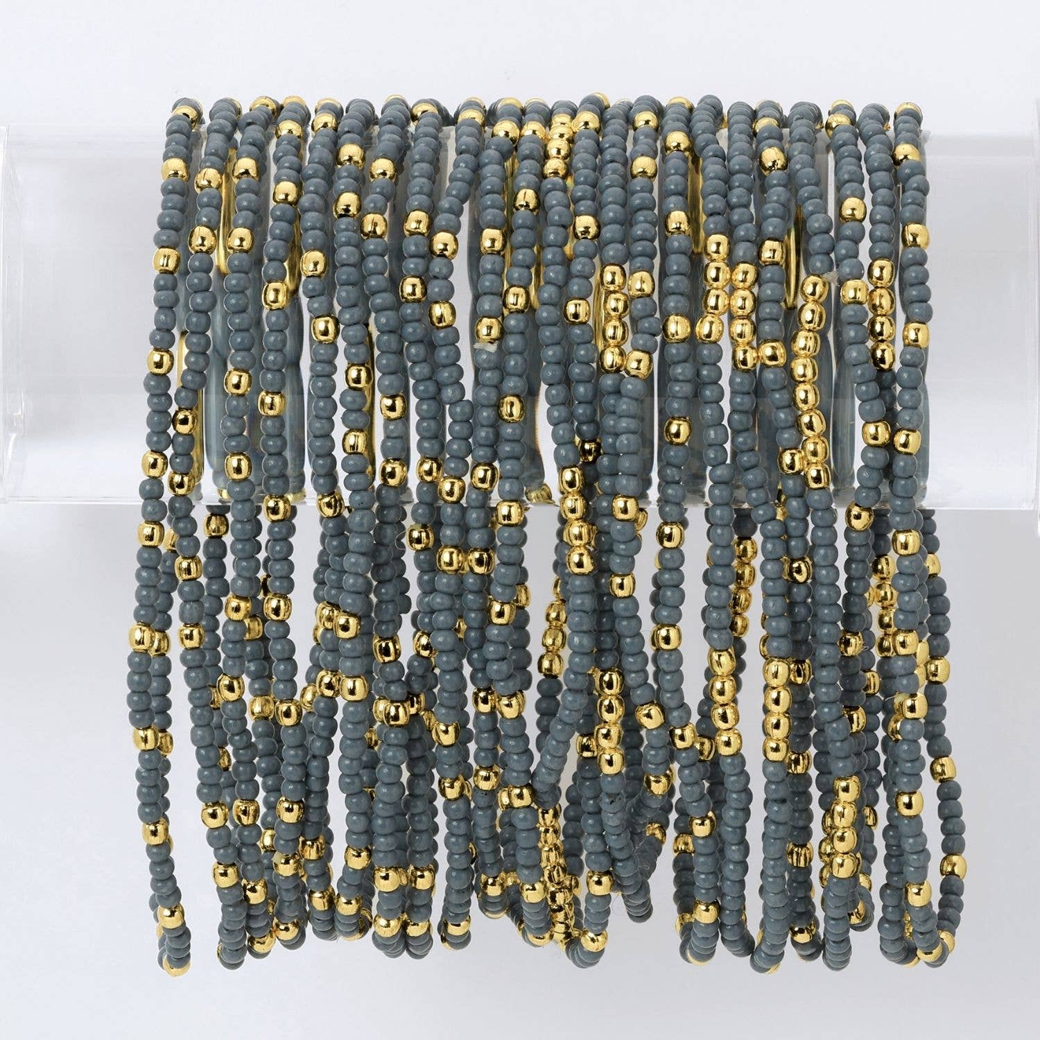 Dark Teal Seed Bead Bracelets