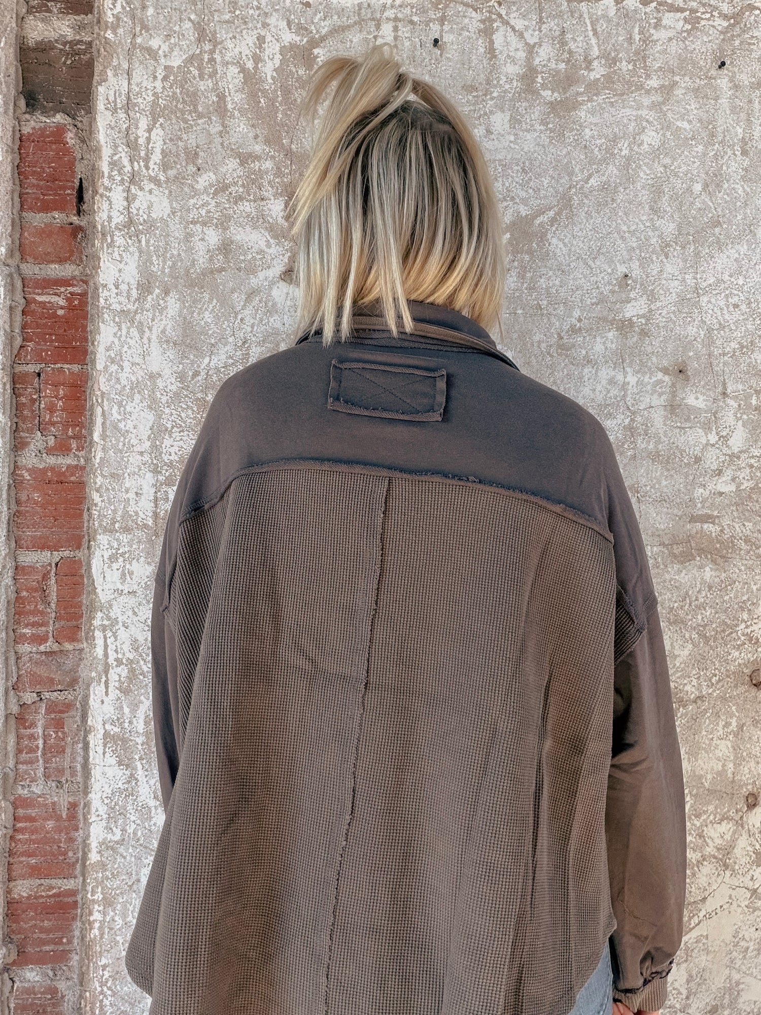 Mixed Media Shacket