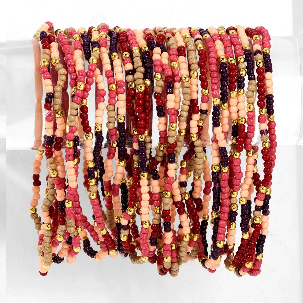 Assorted Stretch Seed Bead Bracelets