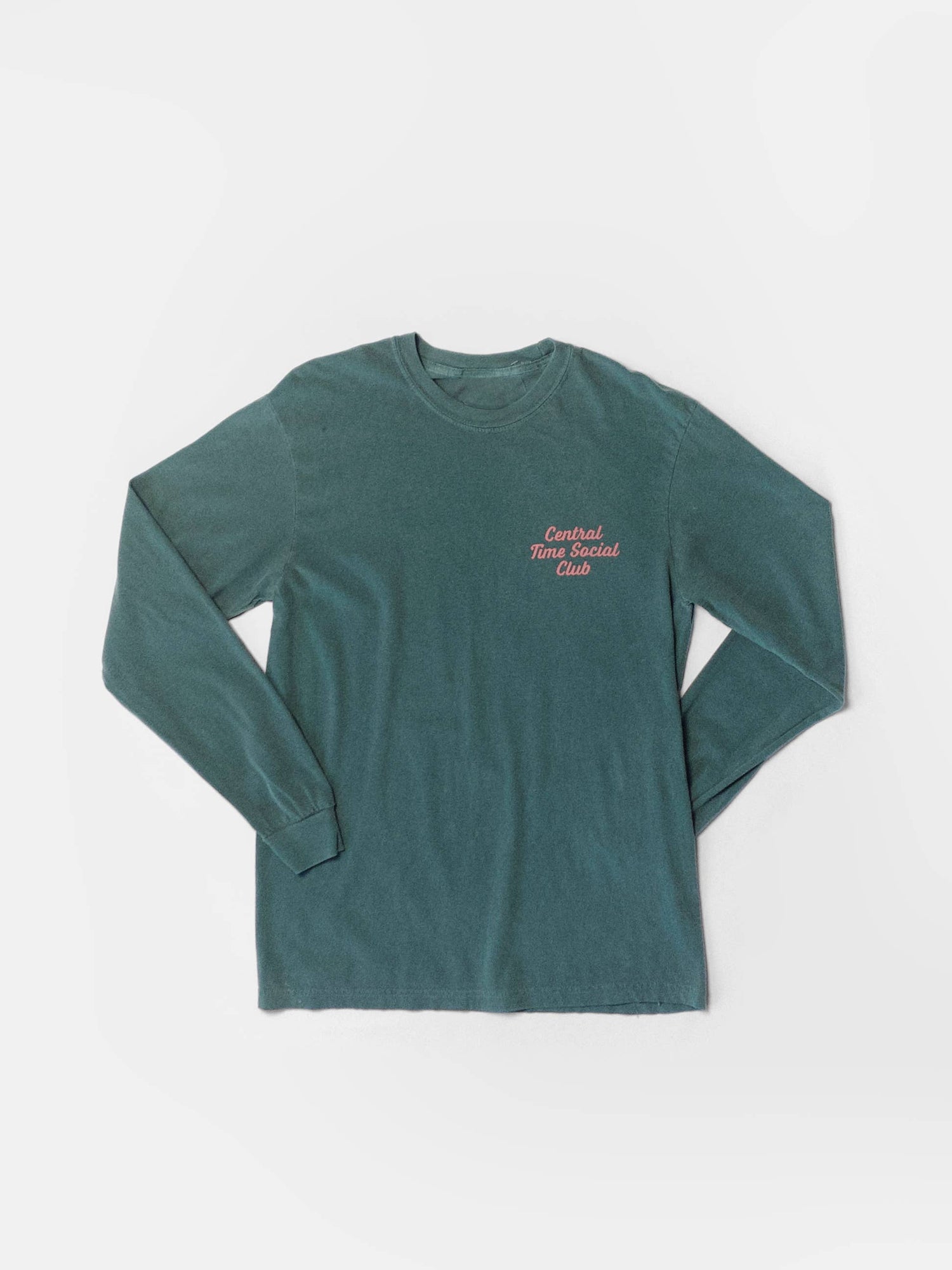 Central Time Social Club Heavyweight Long Sleeve Tee (extended sizing!)