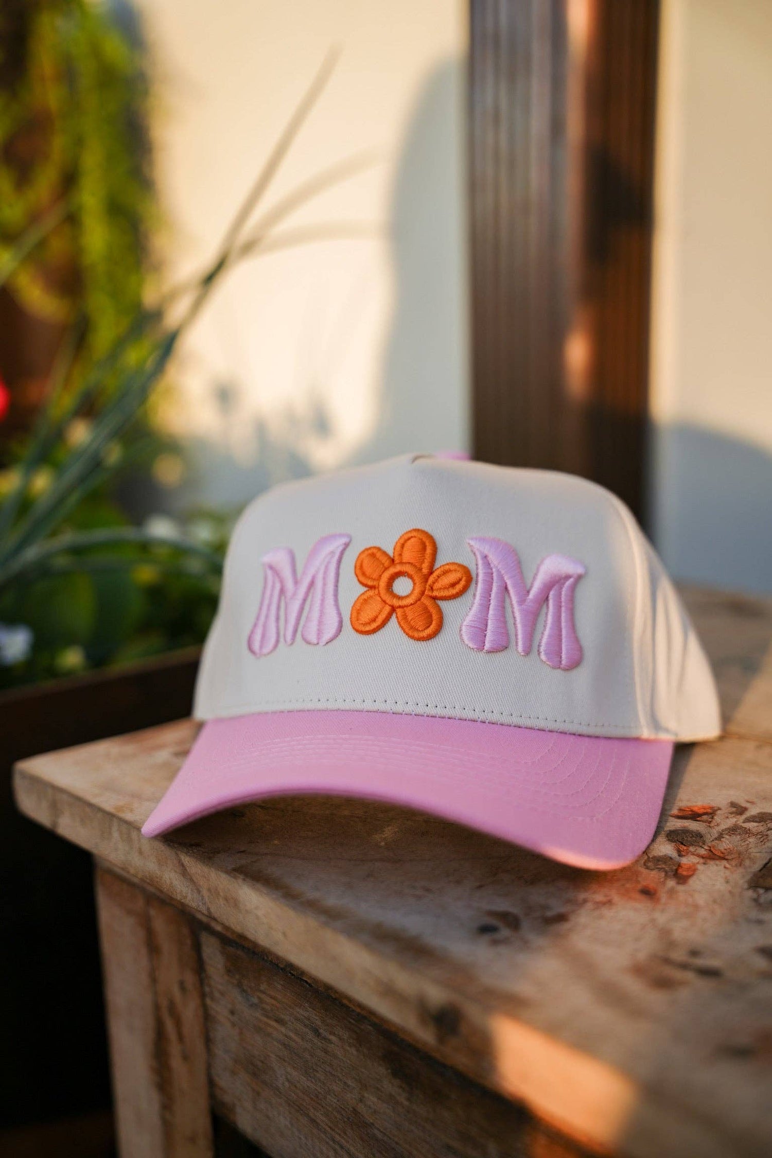 Mom Flower Canvas Hat