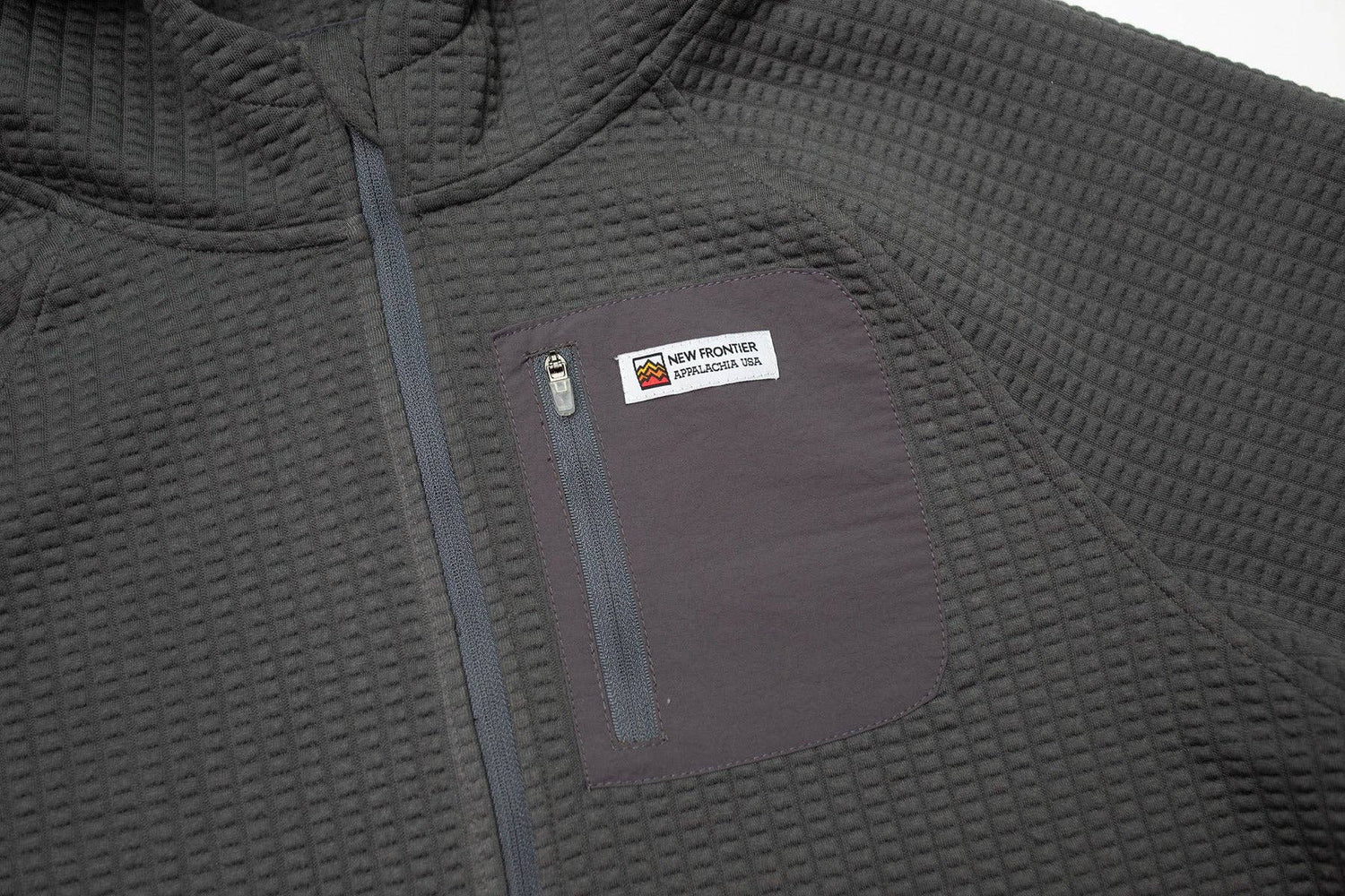 Men's Waffle Tech Hoodie - Carbon