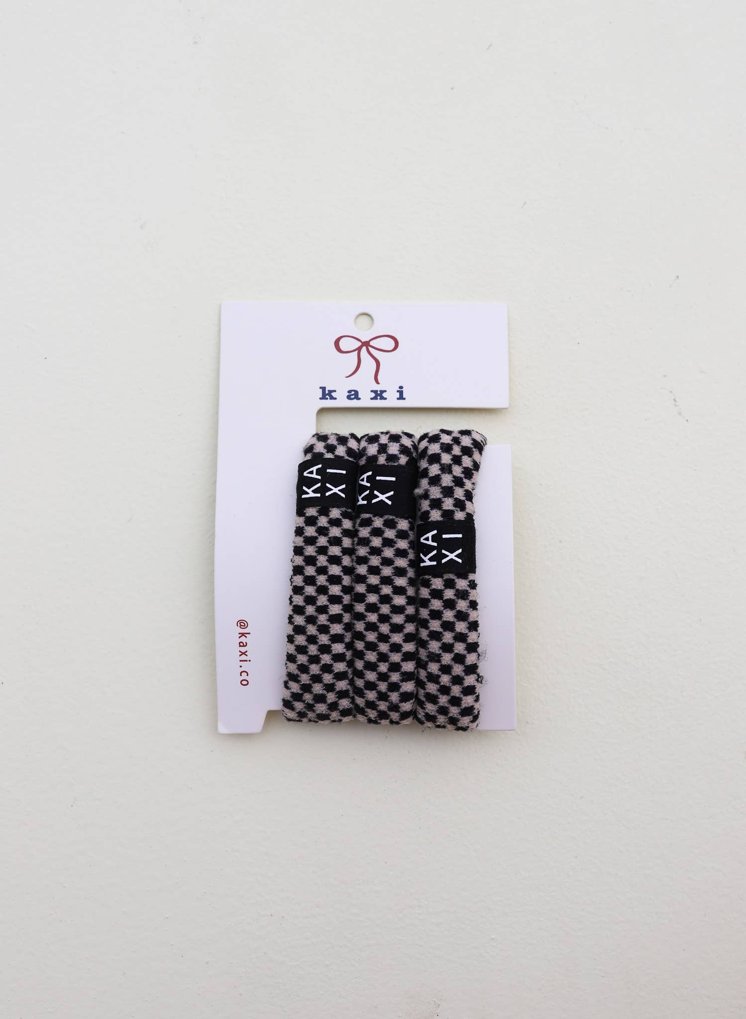 Small Checkered Hair Ties