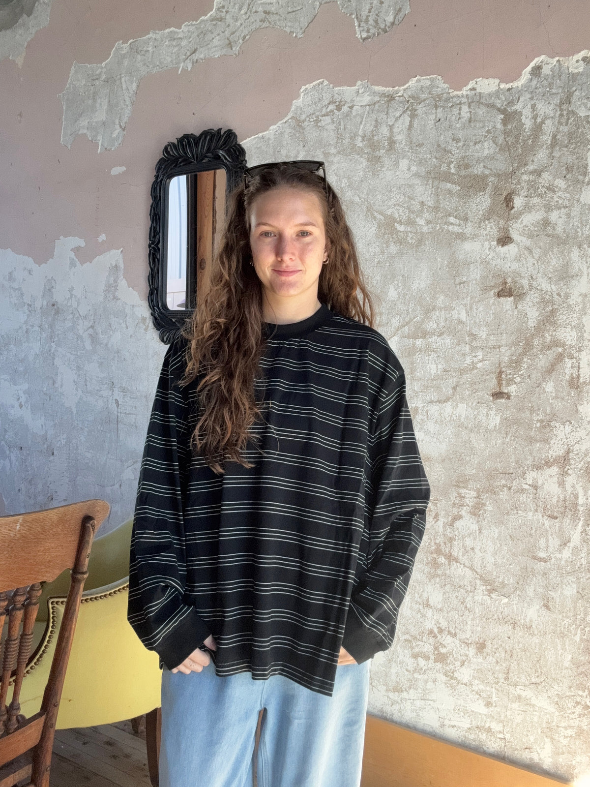 Soraya Striped Long Sleeve Top