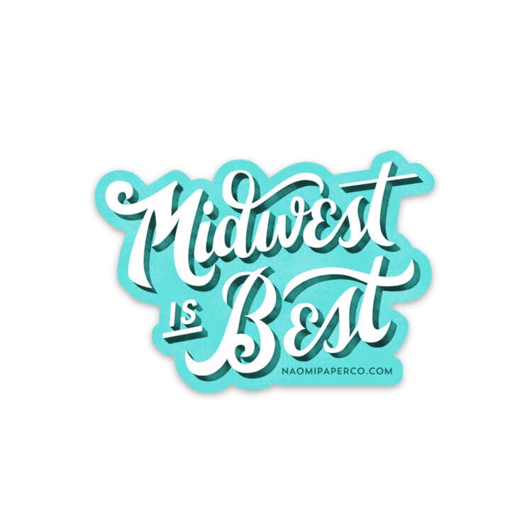 Midwest is Best Sticker