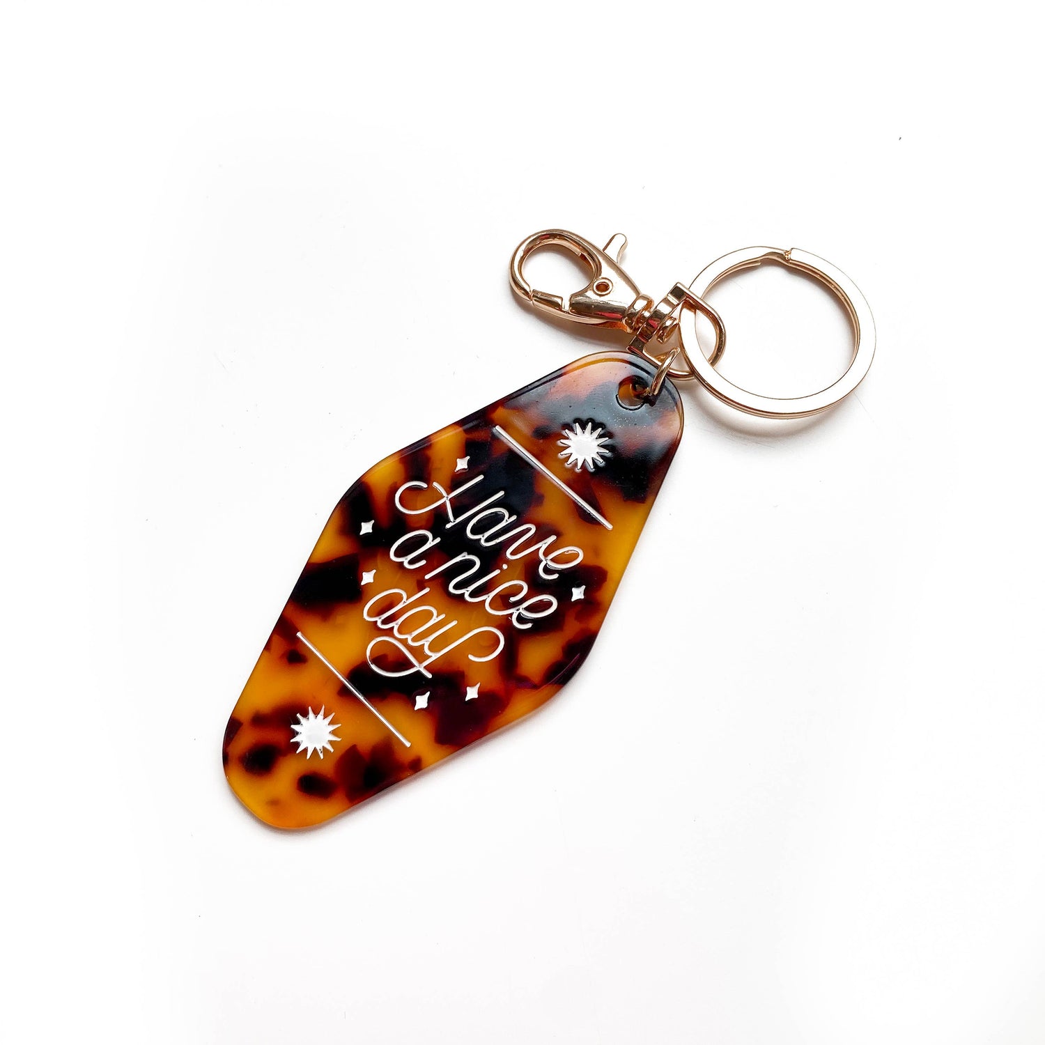 Have a Nice Day Motel Keychain