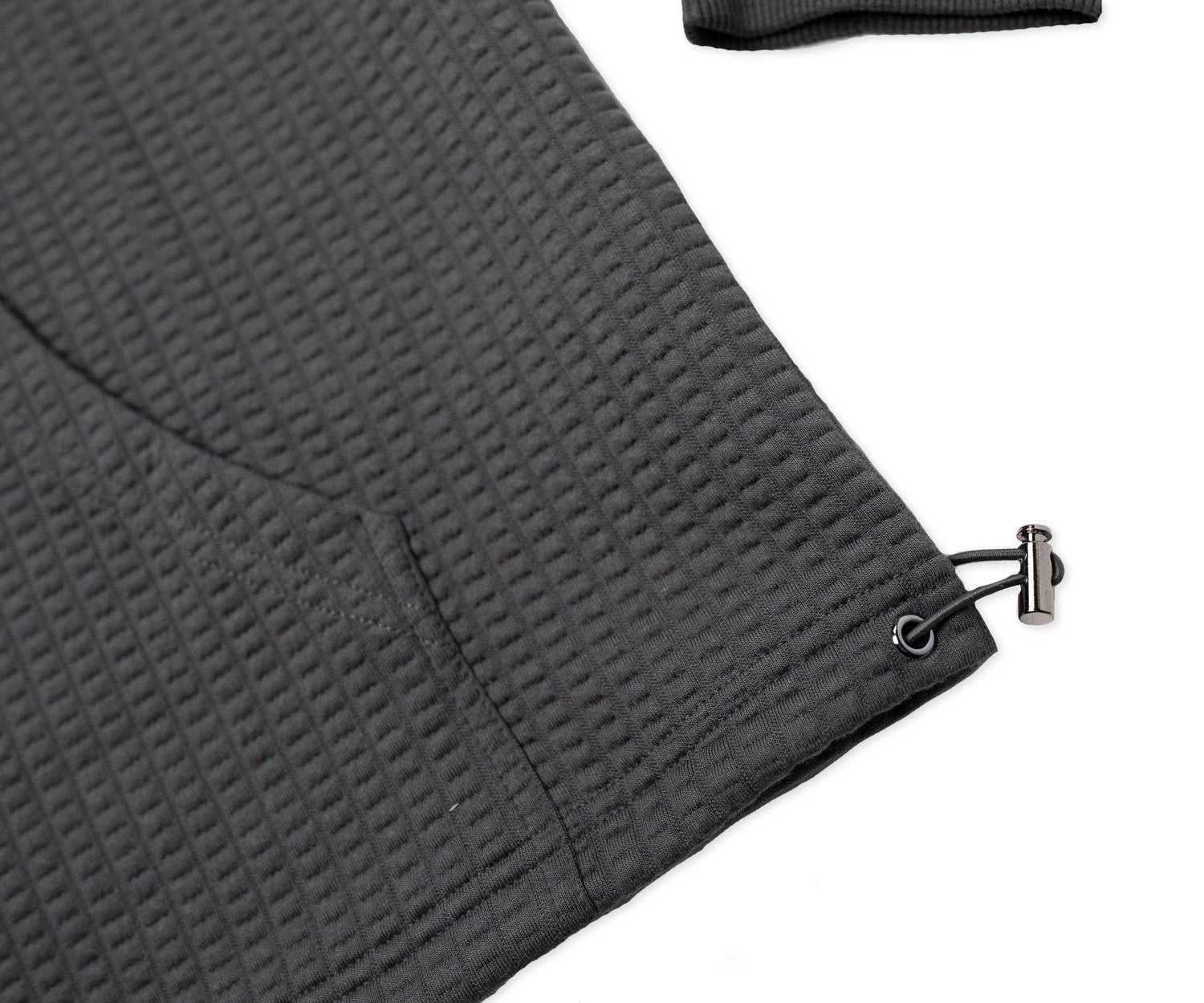 Men's Waffle Tech Hoodie - Carbon