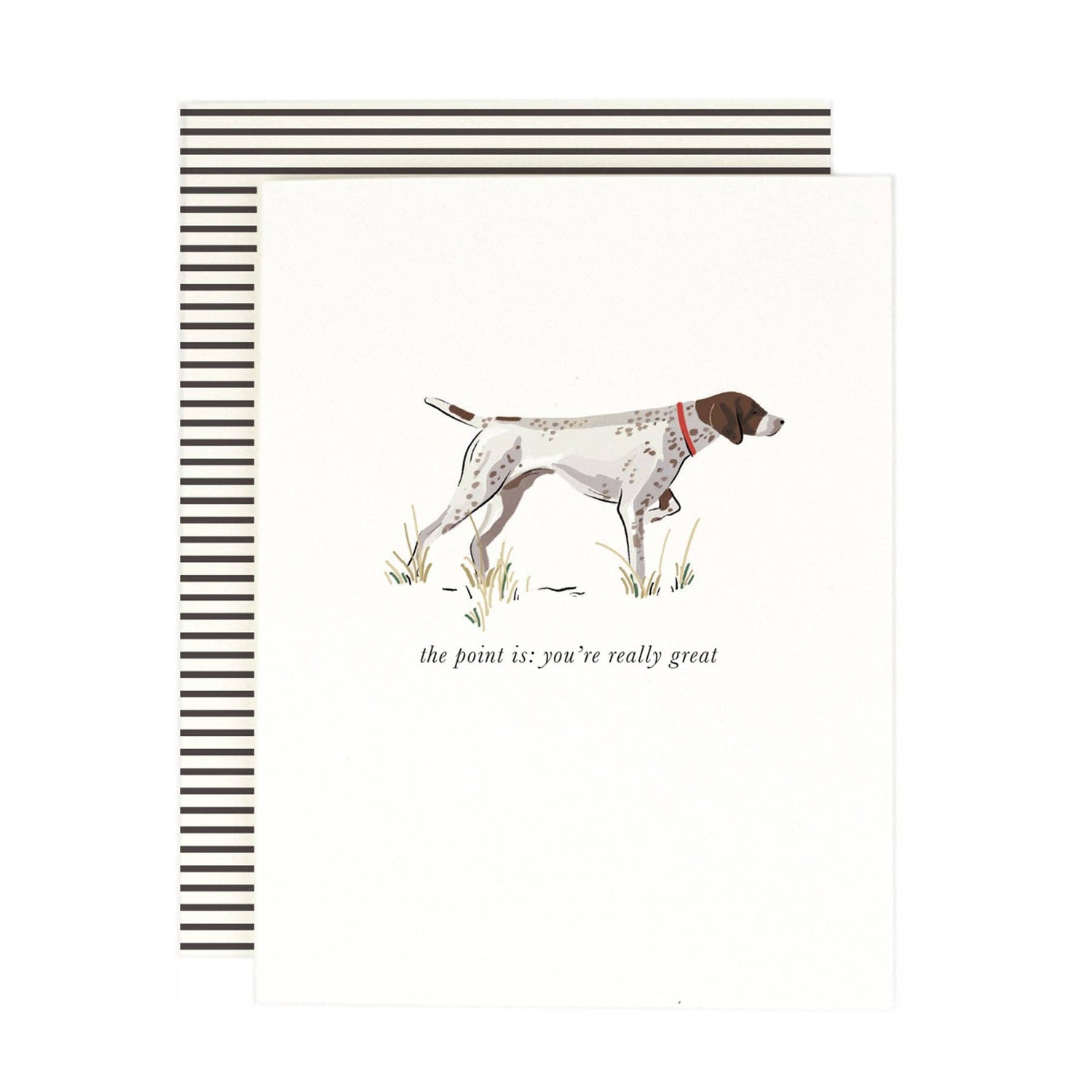 Pointer: You're Great Thank You Card