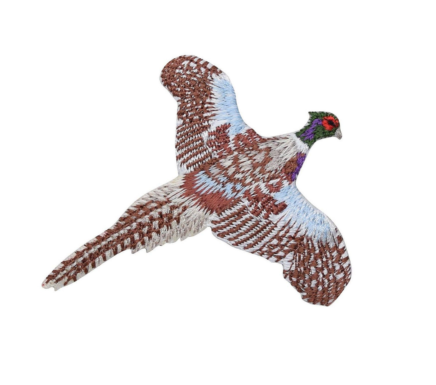 Flying Pheasant Iron on Patch