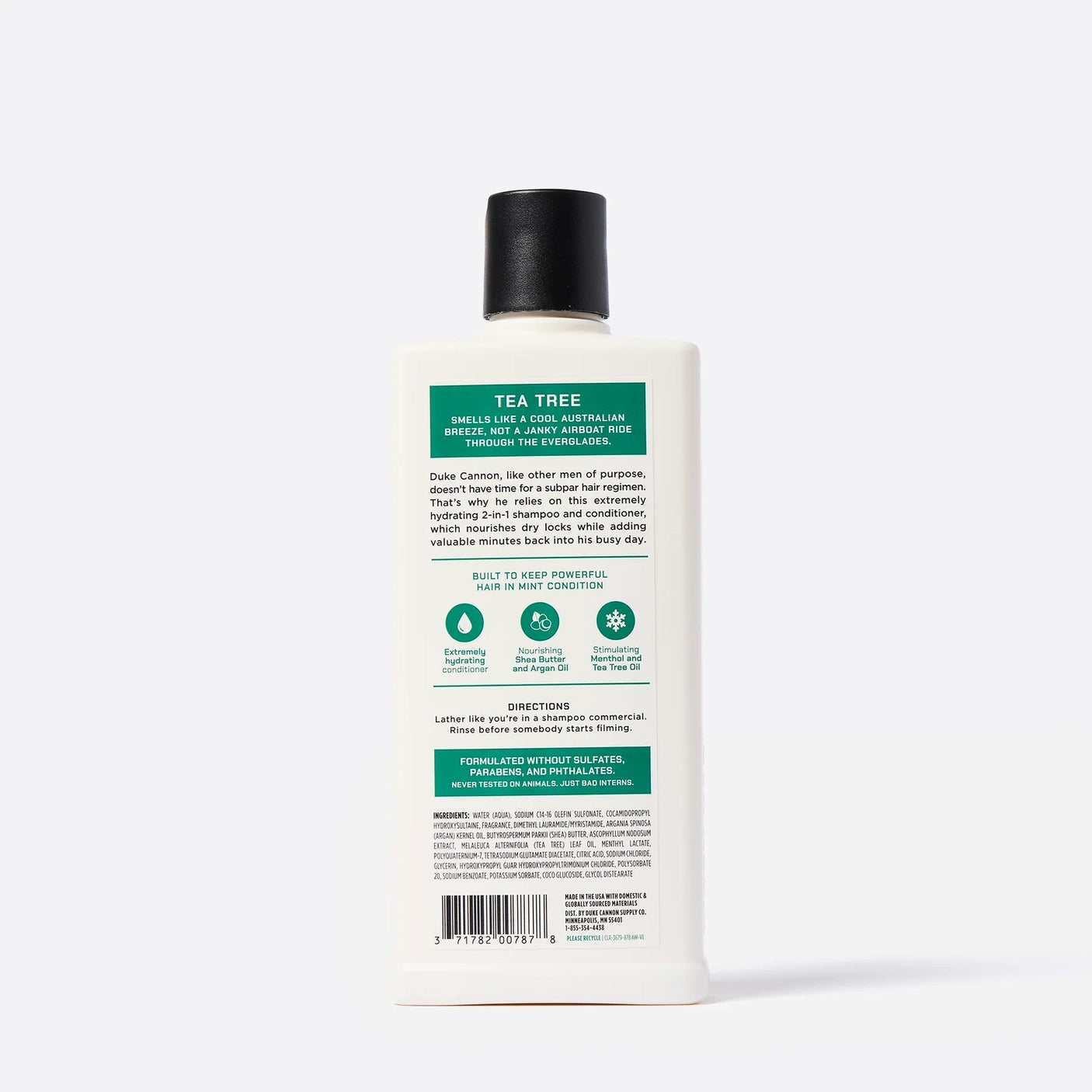 Duke Cannon Shampoo + Conditioner