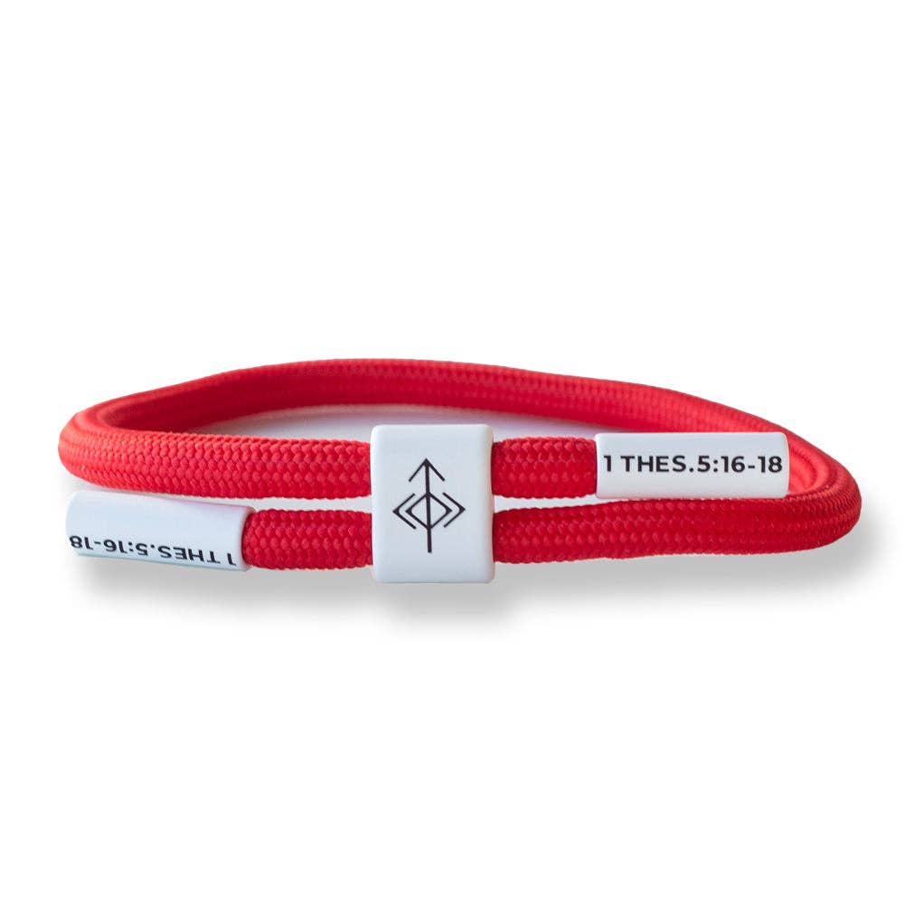 Live in Gratitude Christian Cord Bracelet