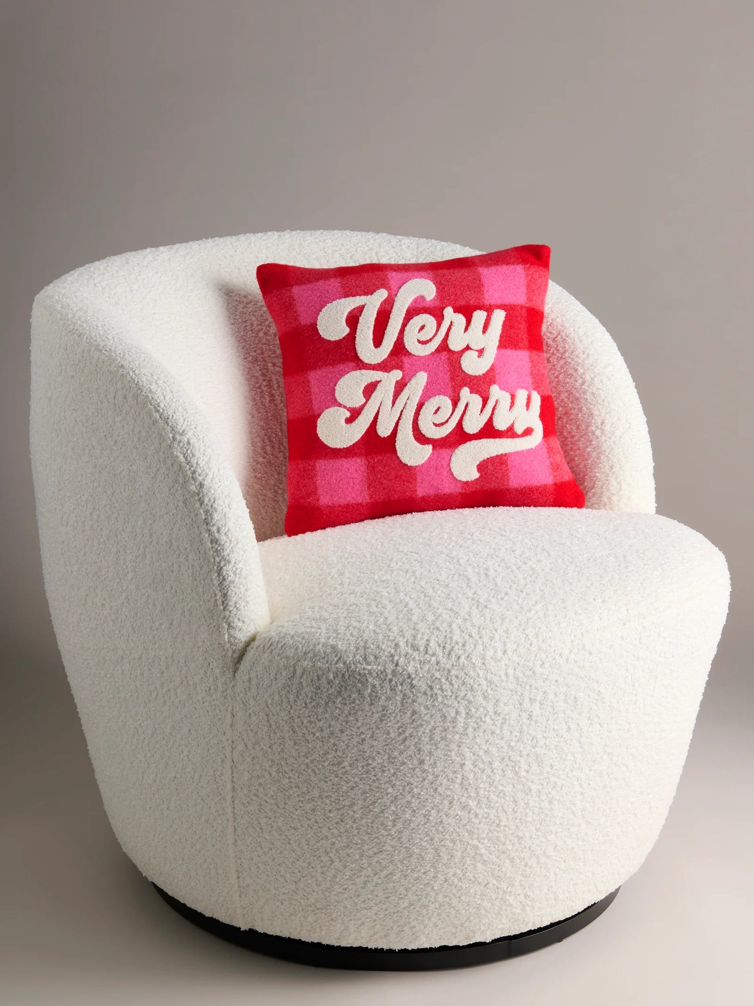 Very Merry Plaid Pillow
