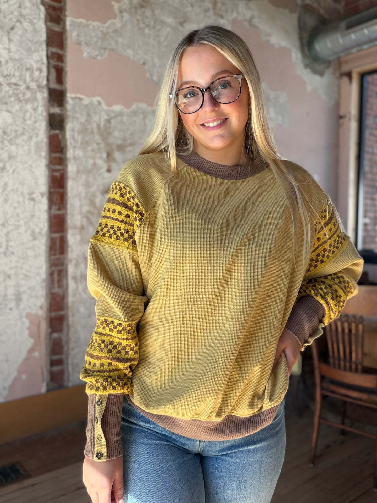 Long Sleeve Thermal Pullover