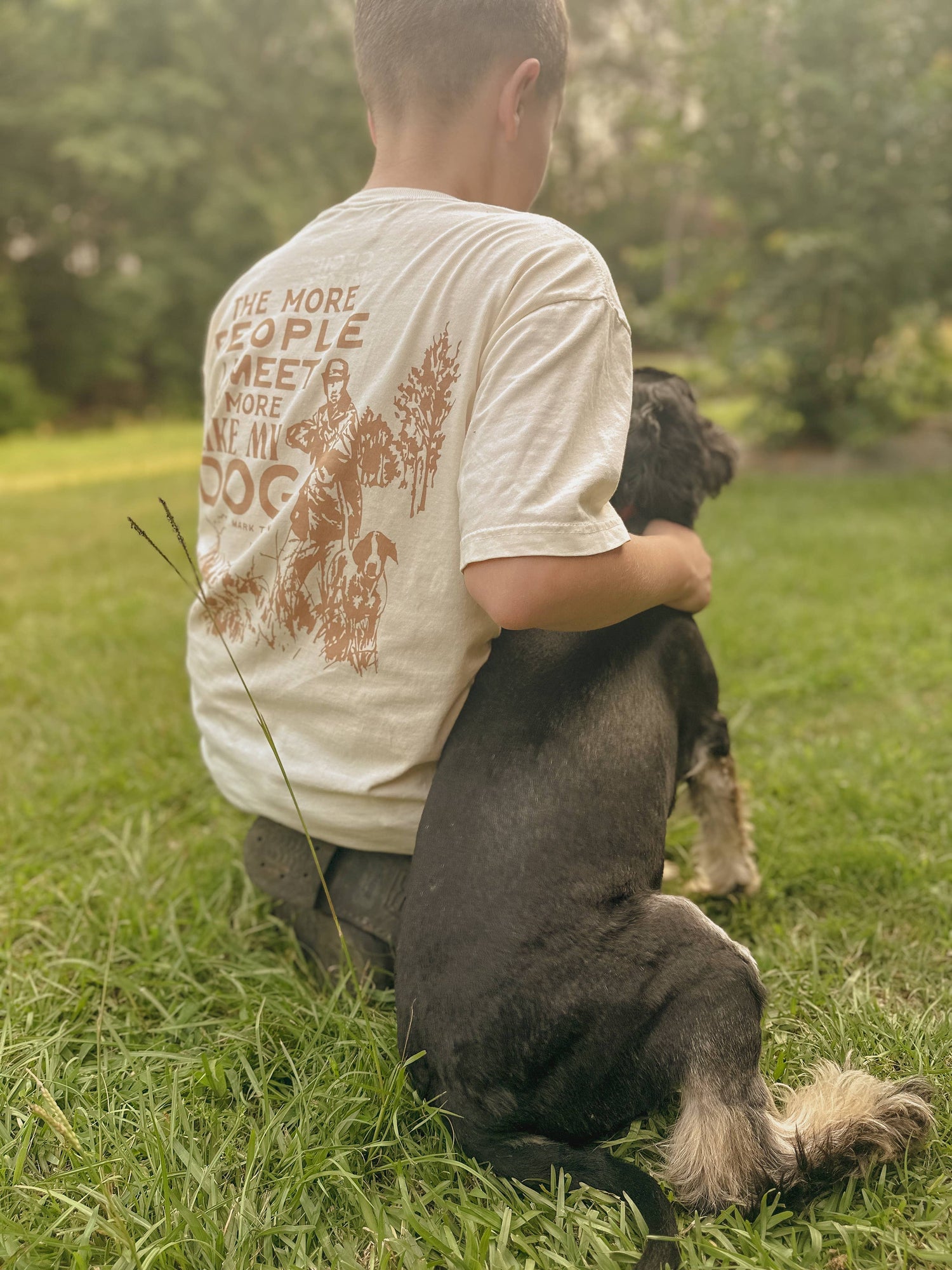 The More I Like My Dog Men's T-shirt