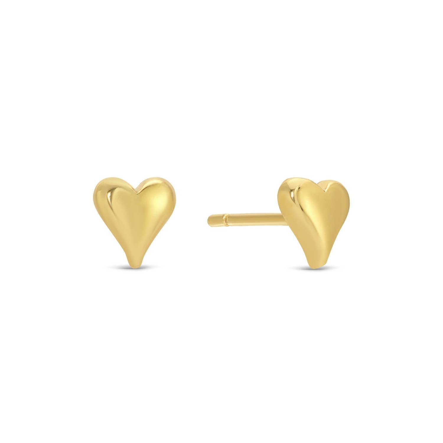Simple Heart Stud Earrings