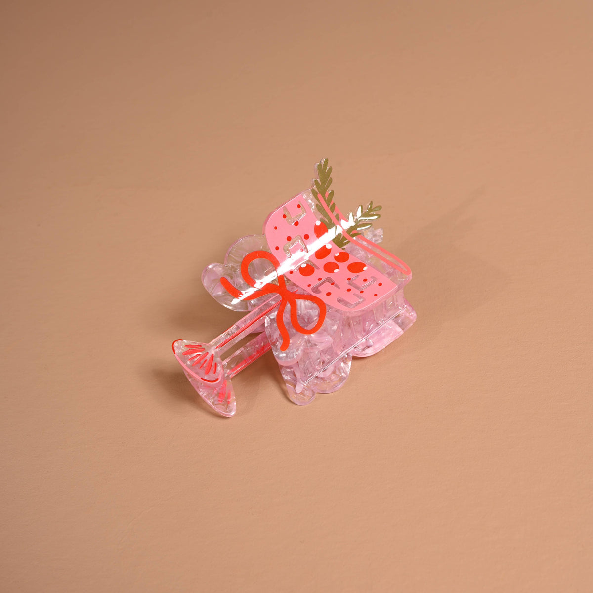 Shape Up Claw Clip - Cranberry Cosmo