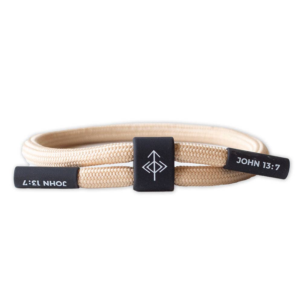 Trust His Timing Christian Cord Bracelet