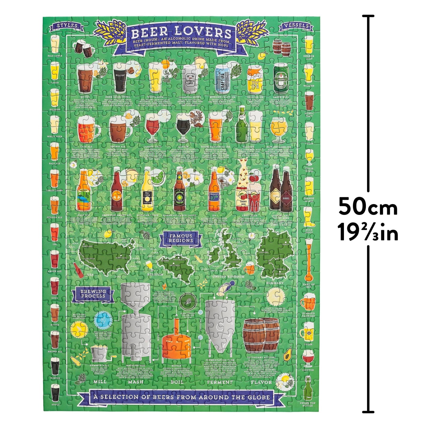 Beer Lover's 500 Piece Puzzle