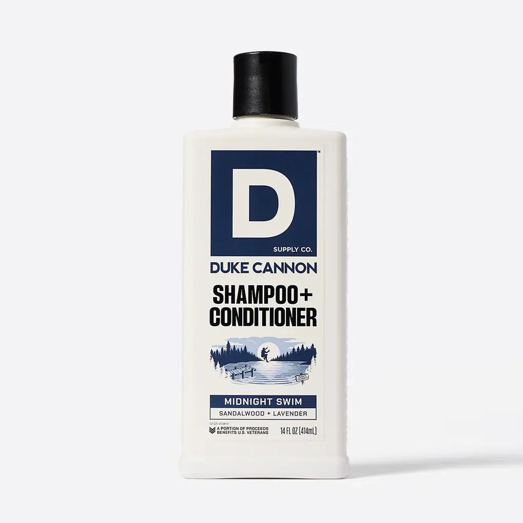 Duke Cannon Shampoo + Conditioner