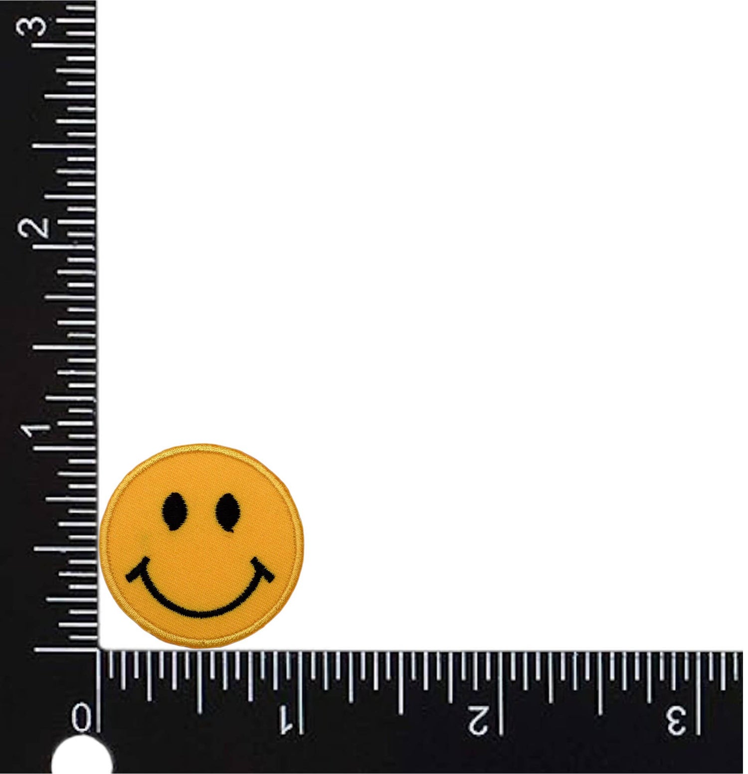 Smiley Face Iron on Patch