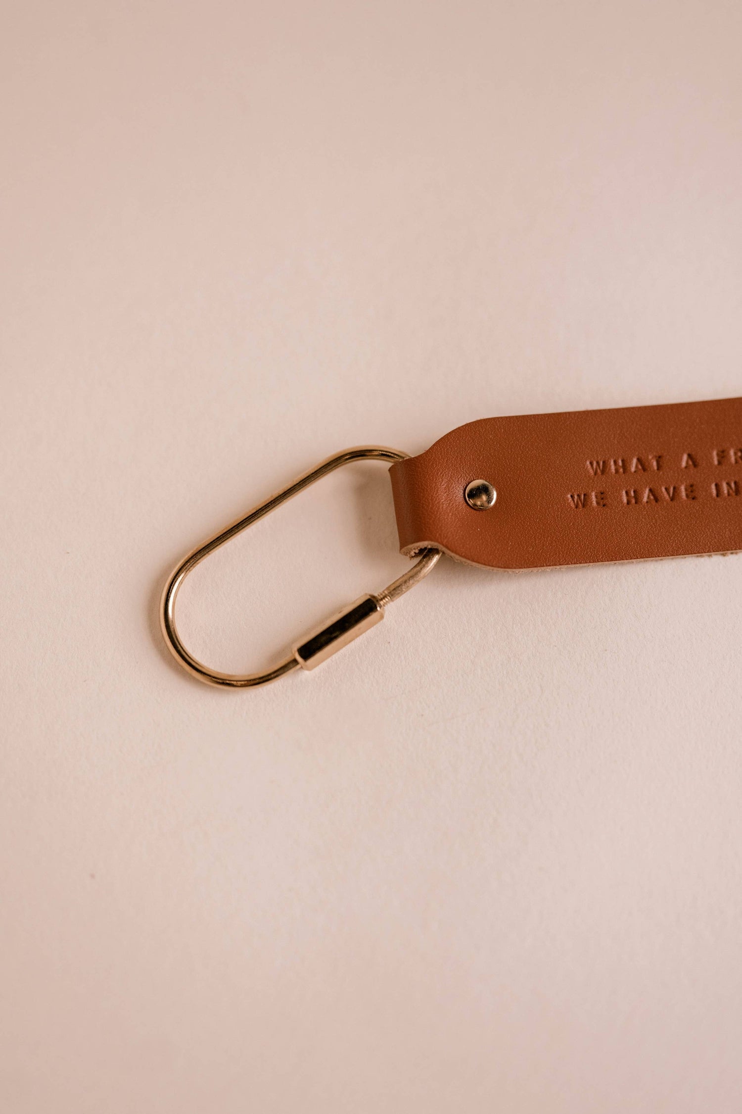 What A Friend Camel Keychain